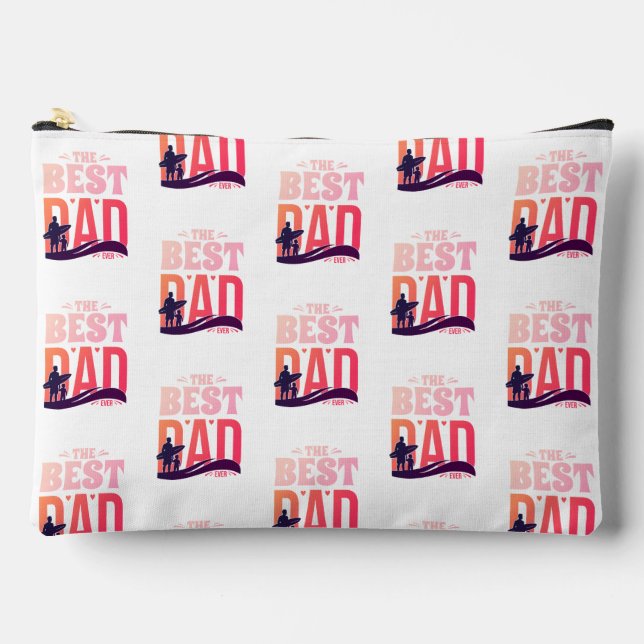 The Best Dad Ever Accessory Pouch (Front)