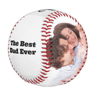 The best dad ever father's day photo baseball