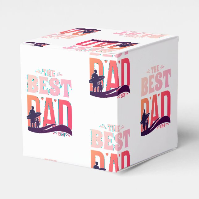 The Best Dad Ever Favor Box (Front Side)