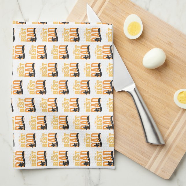 The Best Dad Ever Kitchen Towel (Quarter Fold)