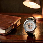 The Best Dad Ever Modern Classic Photo Watch<br><div class="desc">This simple and classic design is composed of serif typography and add a custom photo. "The Best Dad Ever" circles the photo of your dad, father, papa etc.</div>