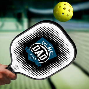 The Best Dad Ever Modern Father's Day Gift Pickleball Paddle
