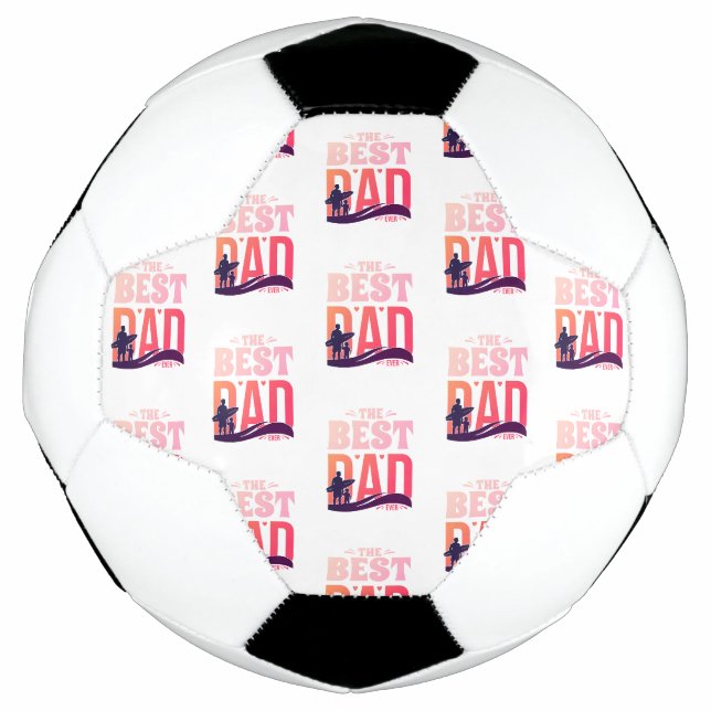 The Best Dad Ever Soccer Ball (Front)