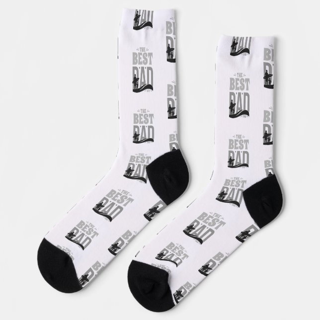 The Best Dad Ever Socks (Left)