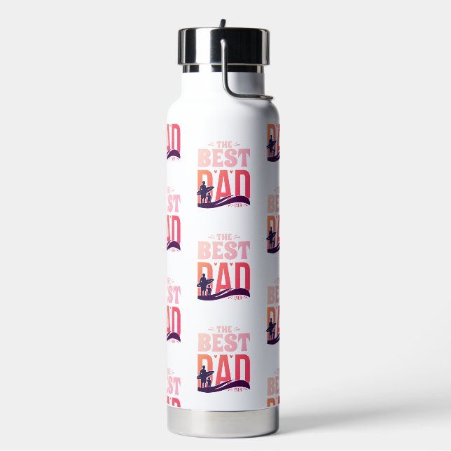 The Best Dad Ever Water Bottle (Left)