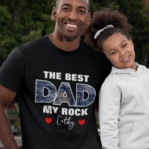 "The Best Dad My Rock" Graphic T-Shirt