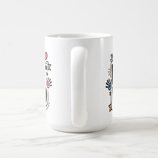 The Best Dad text design Coffee Mug (Handle)