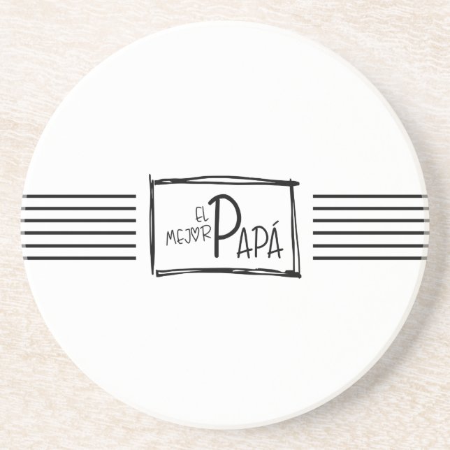 The best Dad. The best dad. Coaster (Front)