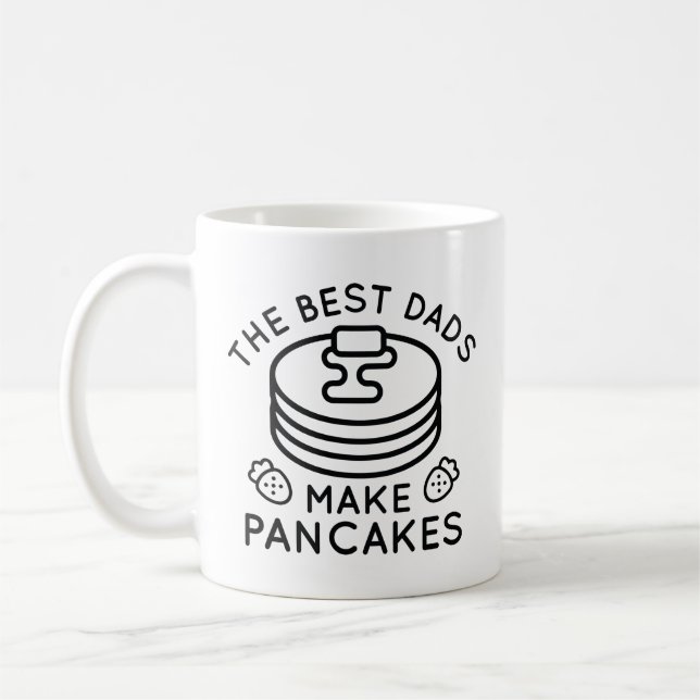 The Best Dads Make Pancakes Coffee Mug (Left)
