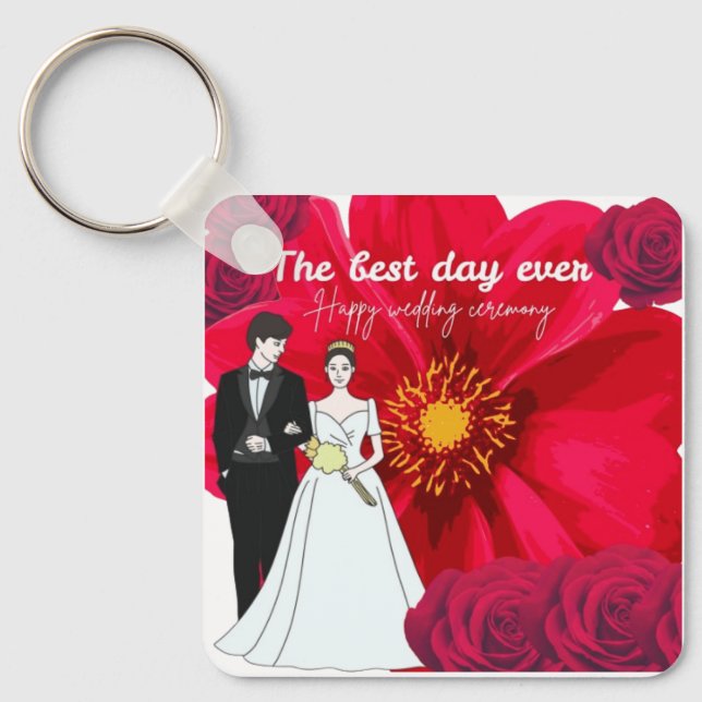 The best day ever keychain (Front)