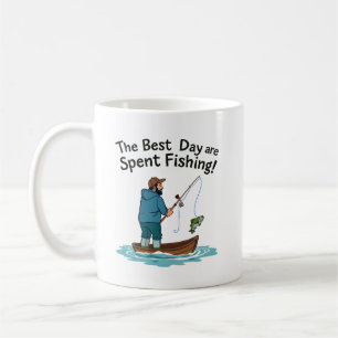 The Best Days are Spent Fishing Coffee Mug