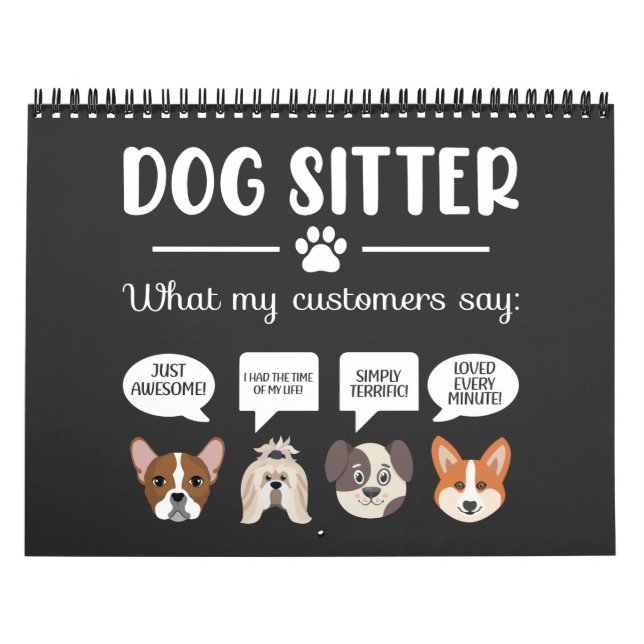 The best dog in the world    calendar (Cover)