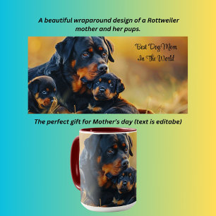 The best dog mom in the world mug