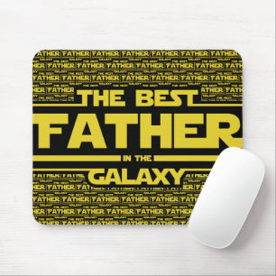 The Best Father In The Galaxy Fathers Day Gift Mouse Pad