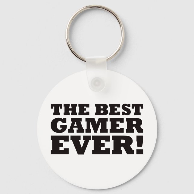 The Best Gamer Ever Keychain (Front)
