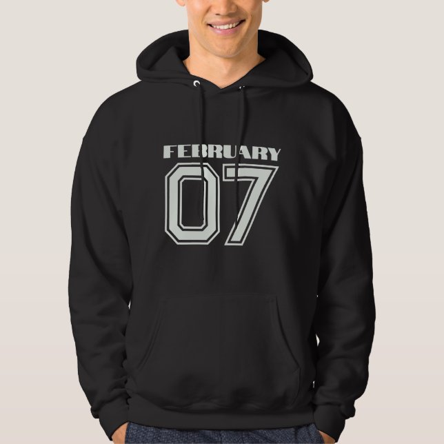 The Best Gift For Birthday February 7 Hoodie (Front)