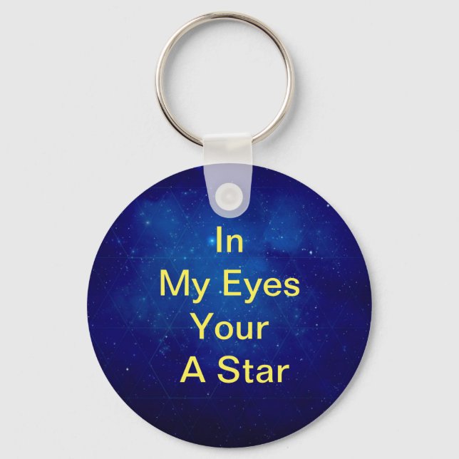 The best gift you can give with meaning  keychain (Front)