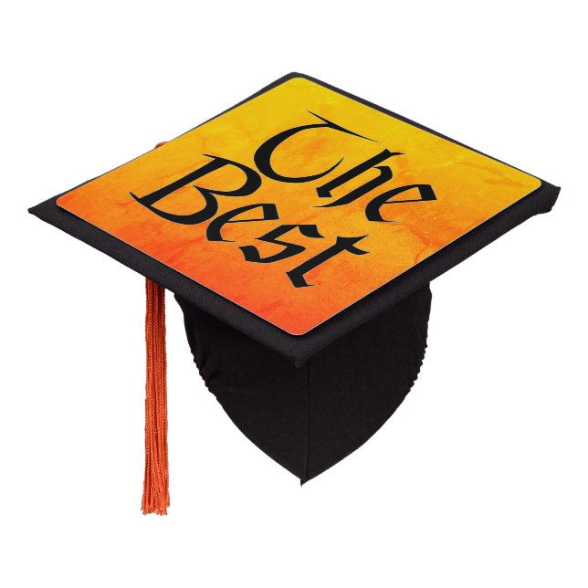The Best graduation cap (Angled)