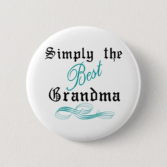 The Best Grandma 2 Inch Round Button (Front)