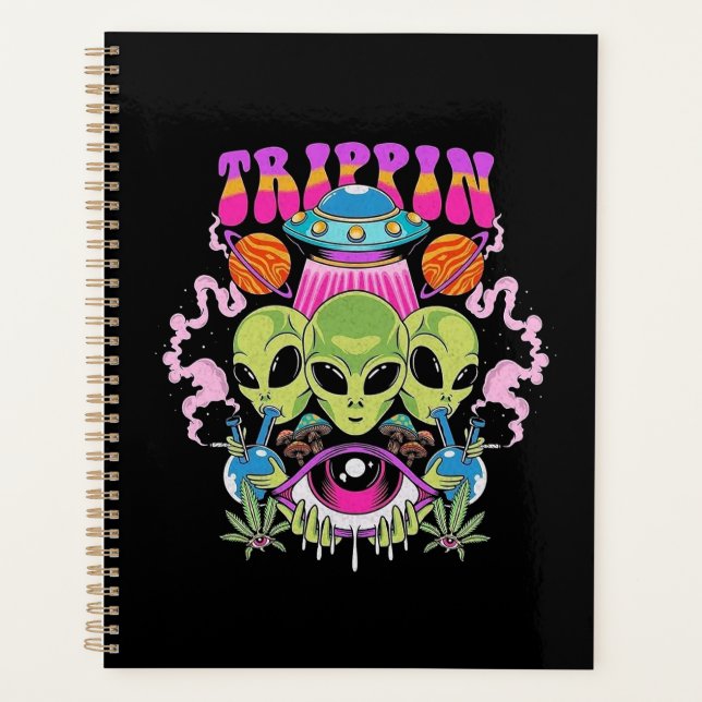 The Best Hippie Gifts, Psychedelic Planner (Front)