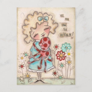 The Best Hugger - Post Card