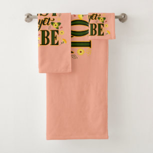 The Best is Yet To Be Motivational Inspirational Bath Towel Set