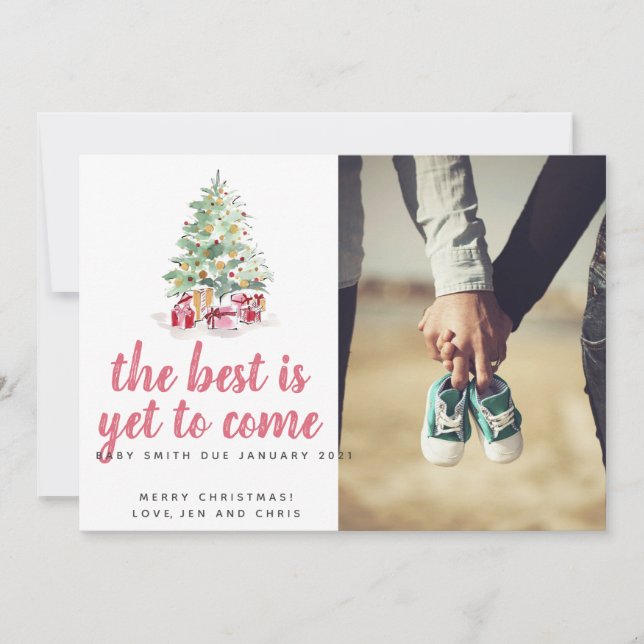 The Best is Yet to Come Holiday Card (Front)