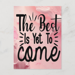 The Best is Yet to Come Holiday Postcard