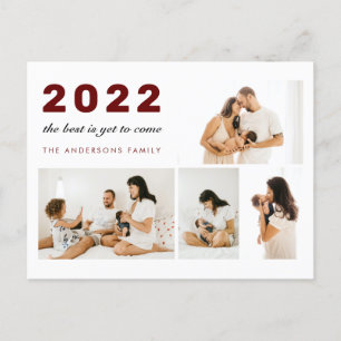 The Best is Yet to Come New Year 4 Photo Holiday P Postcard