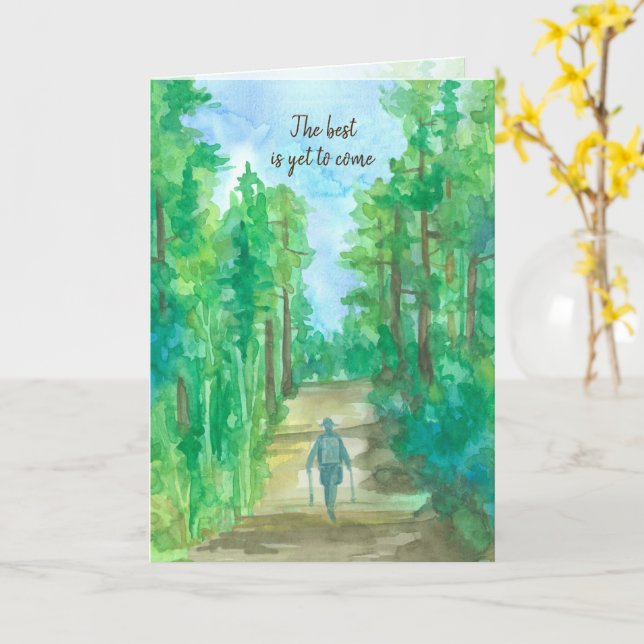 The Best Is Yet To Come Retirement Congratulation Card (Yellow Flower)