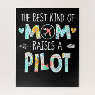The Best Kind Of Mom Raise Pilot Best Gift Jigsaw Puzzle