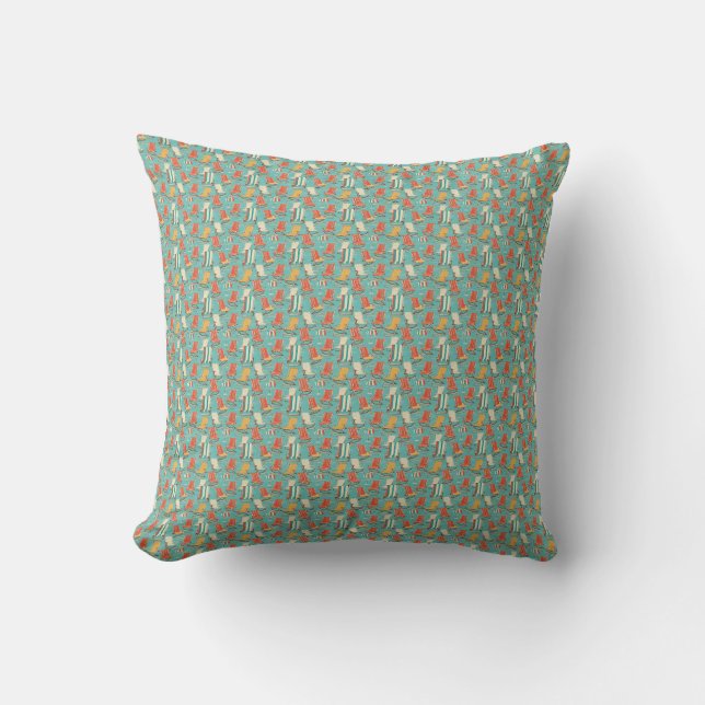 The Best Kind Of Therapy Is Beach Therapy Throw Pillow (Front)