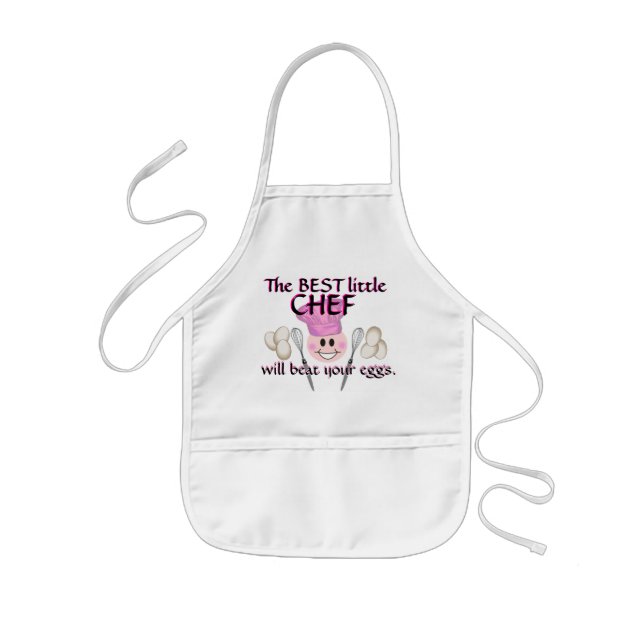 The best little chef kids apron (Front)
