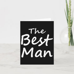 The Best Man - Groom Crew - Bachelor Party  Card