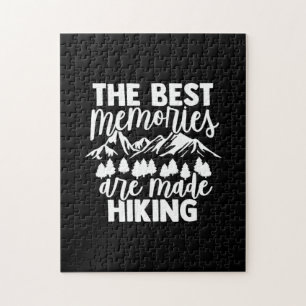 The Best Memories Are Made Hiking Jigsaw Puzzle