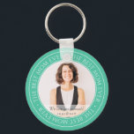 The Best Mom Ever Modern Classic Photo Keychain<br><div class="desc">This simple and classic design is composed of serif typography and add a custom photo. "The Best Mom Ever" circles the photo of your mom, mother, mum etc.</div>