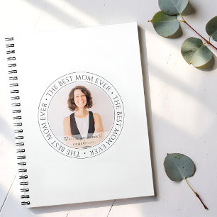 The Best Mom Ever Modern Classic Photo Notebook