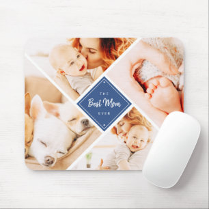 The Best Mom Ever Modern Custom Photos Mouse Pad