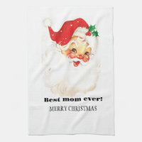The best mom in the world, retro Santa Claus