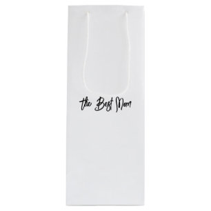 The best mom wine gift bag