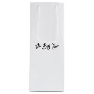 The best mom wine gift bag
