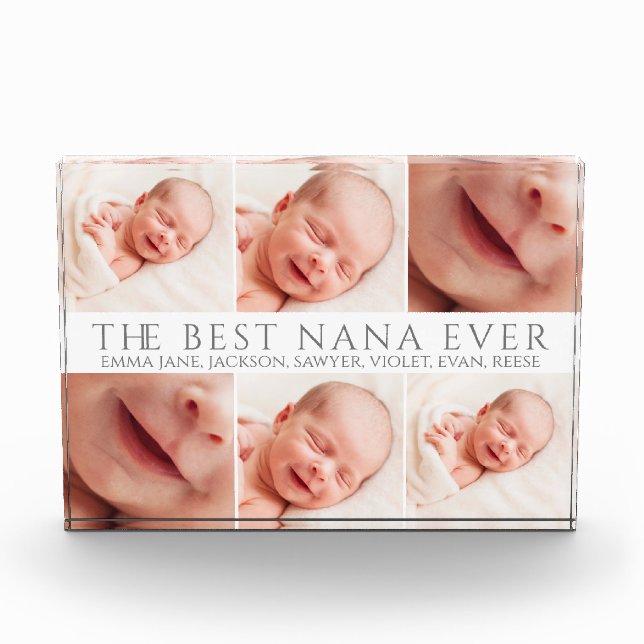 The Best Nana Ever Mother’s Day Photo Collage (Front)