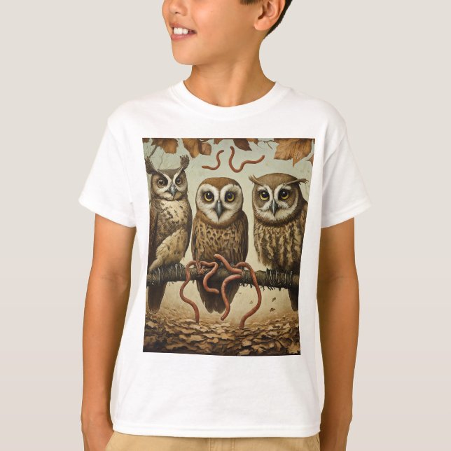 The Best Owl Wisdom T-shirt design (Front)