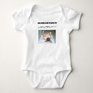 The Best Part of Yoga is Savasana Baby Bodysuit