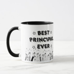 The Best Principal Ever Black Mug