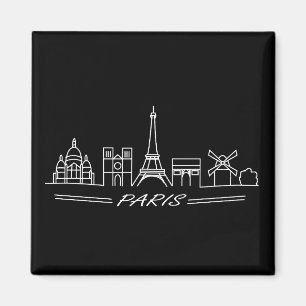 The best sights of Paris Magnet