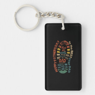 The Best Step Dad Thank You For Stepping Into Keychain