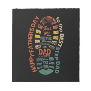 The Best Step Dad Thank You For Stepping Into Notepad