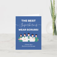 The Best Superheroes Wear Scrubs Gratitude