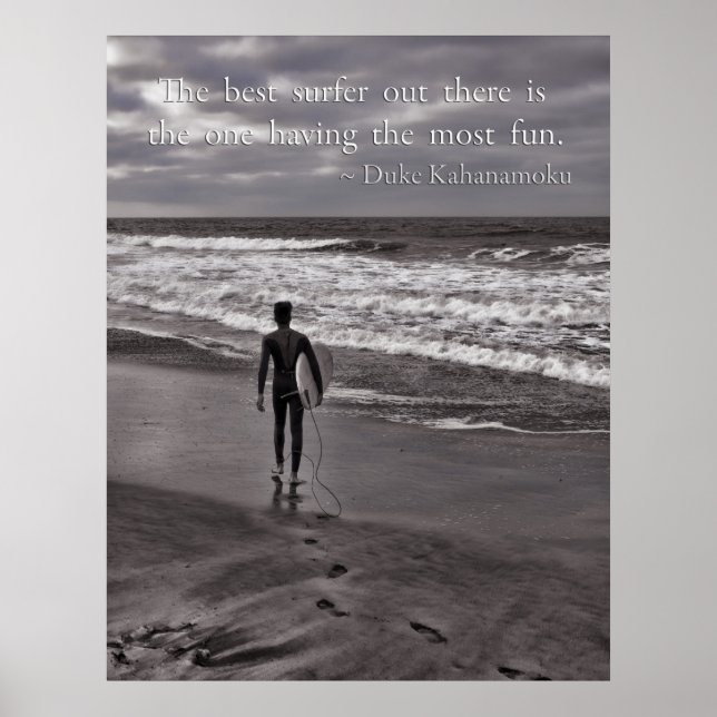 The best surfer out there poster (Front)